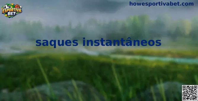 Interface de Saques Instantâneos via Pix na Esportiva Bet